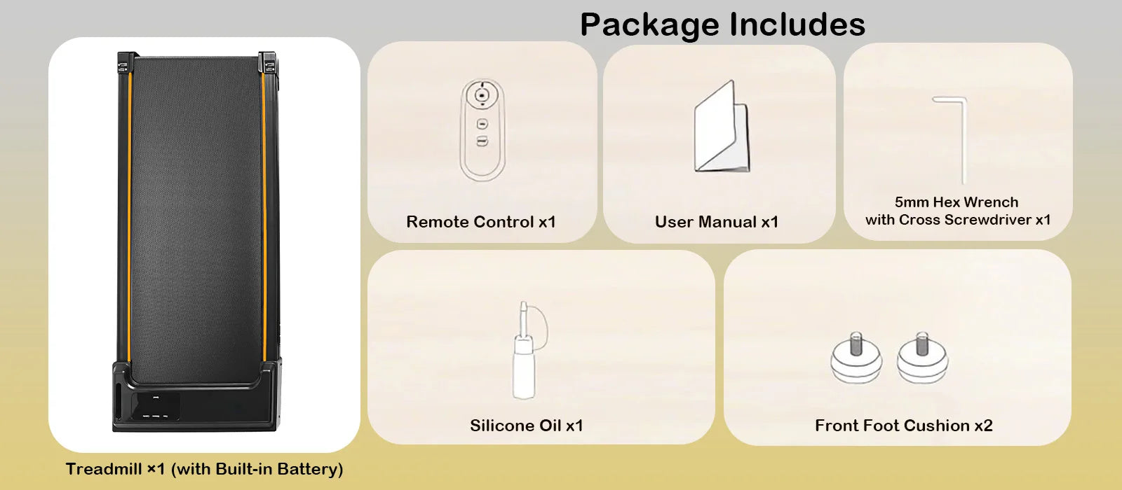 Slim Walking Pad Quiet Foldable, Non-Slip Belt