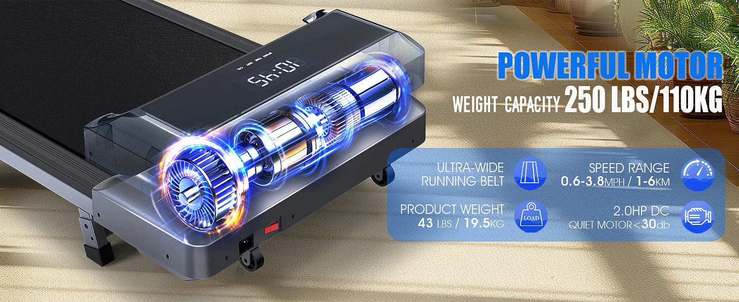 6KM/H Walking Pad for Home Office