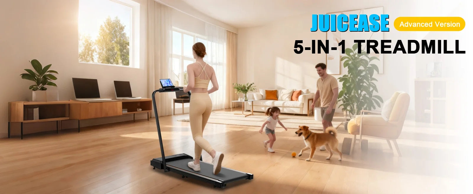 Home/Office walking pad with Motor Speed 1-10 km/h