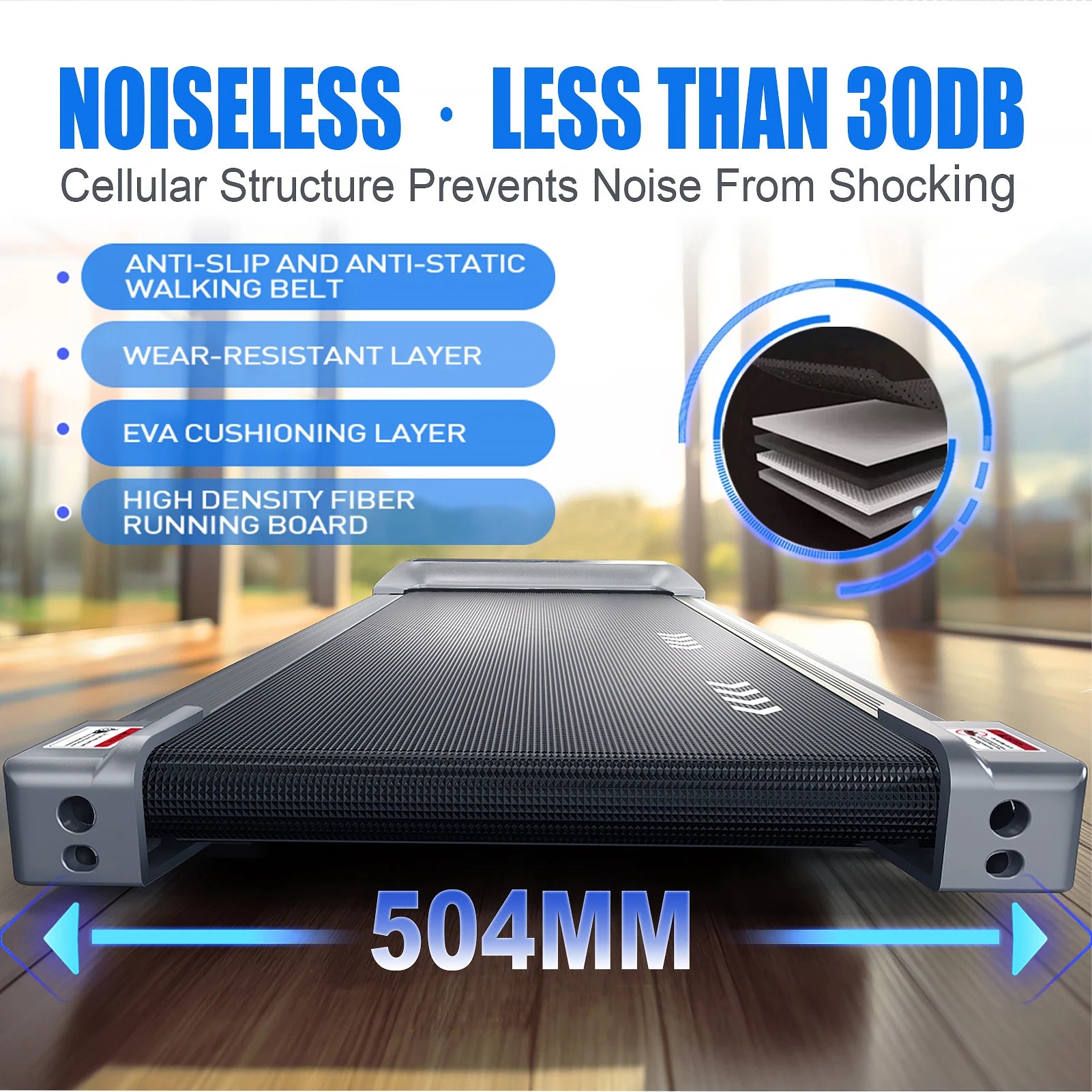 6KM/H Walking Pad for Home Office