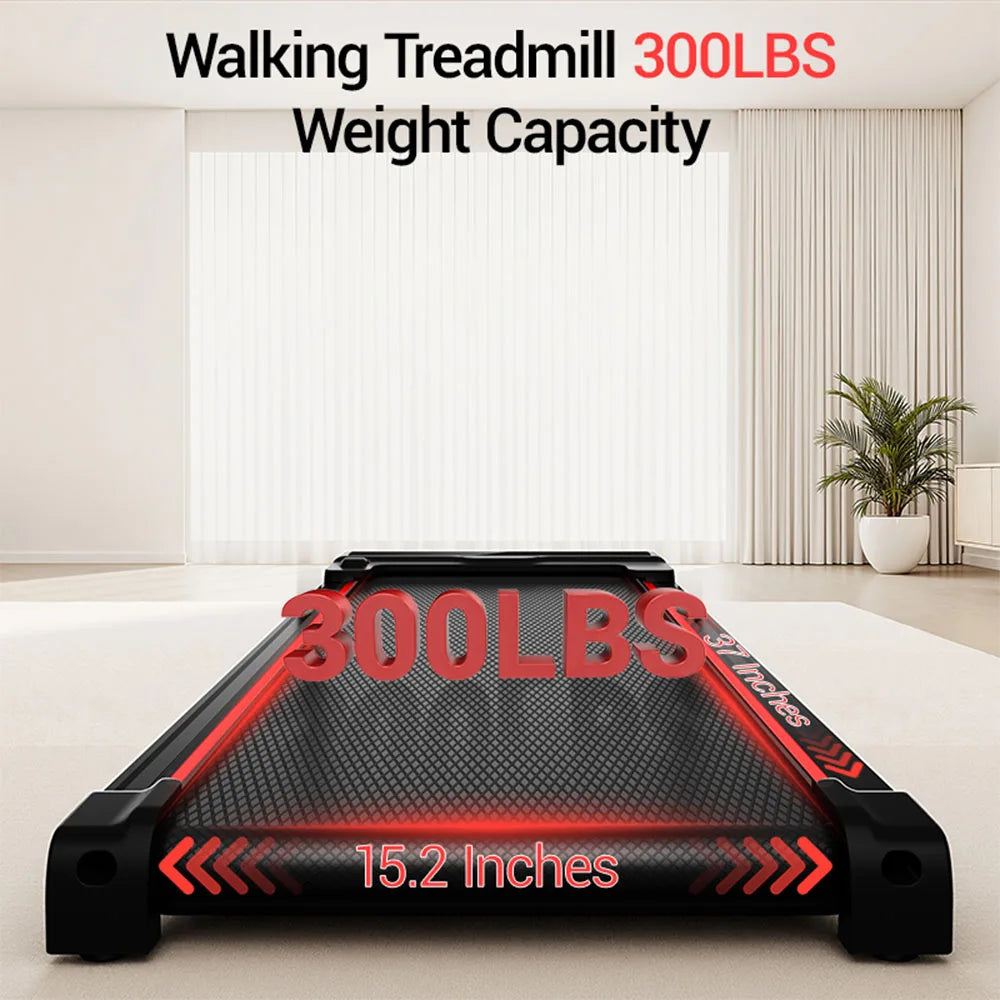 Walking Pad with 16% Incline, Triple Shock Absorption, 10km/h Speed