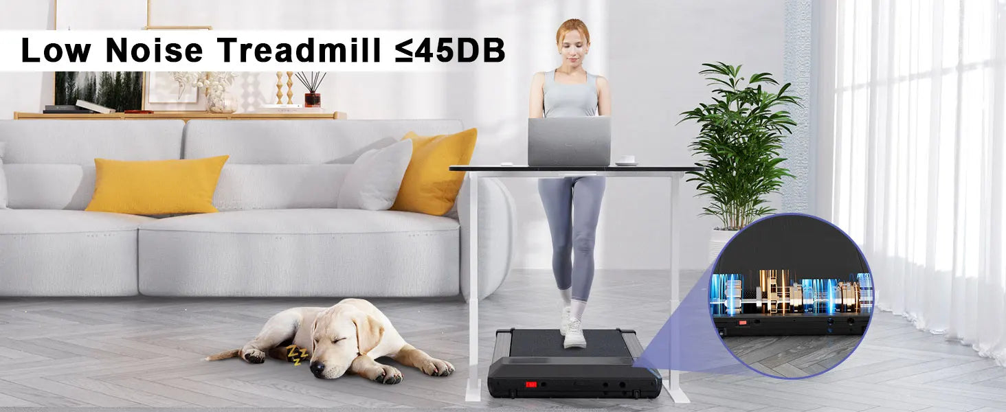 2 in 1 Portable walking pad, Low Noise for Office