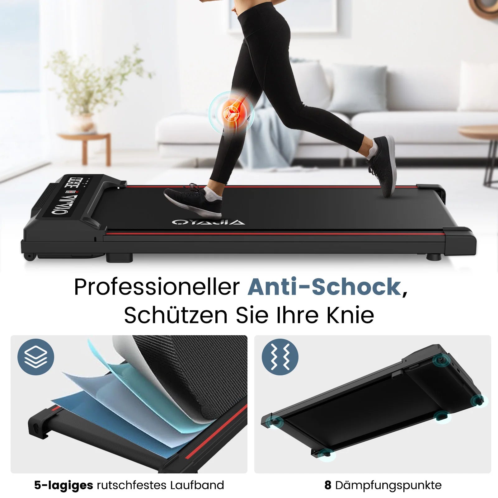 Home walking pad with remote control operation+music function