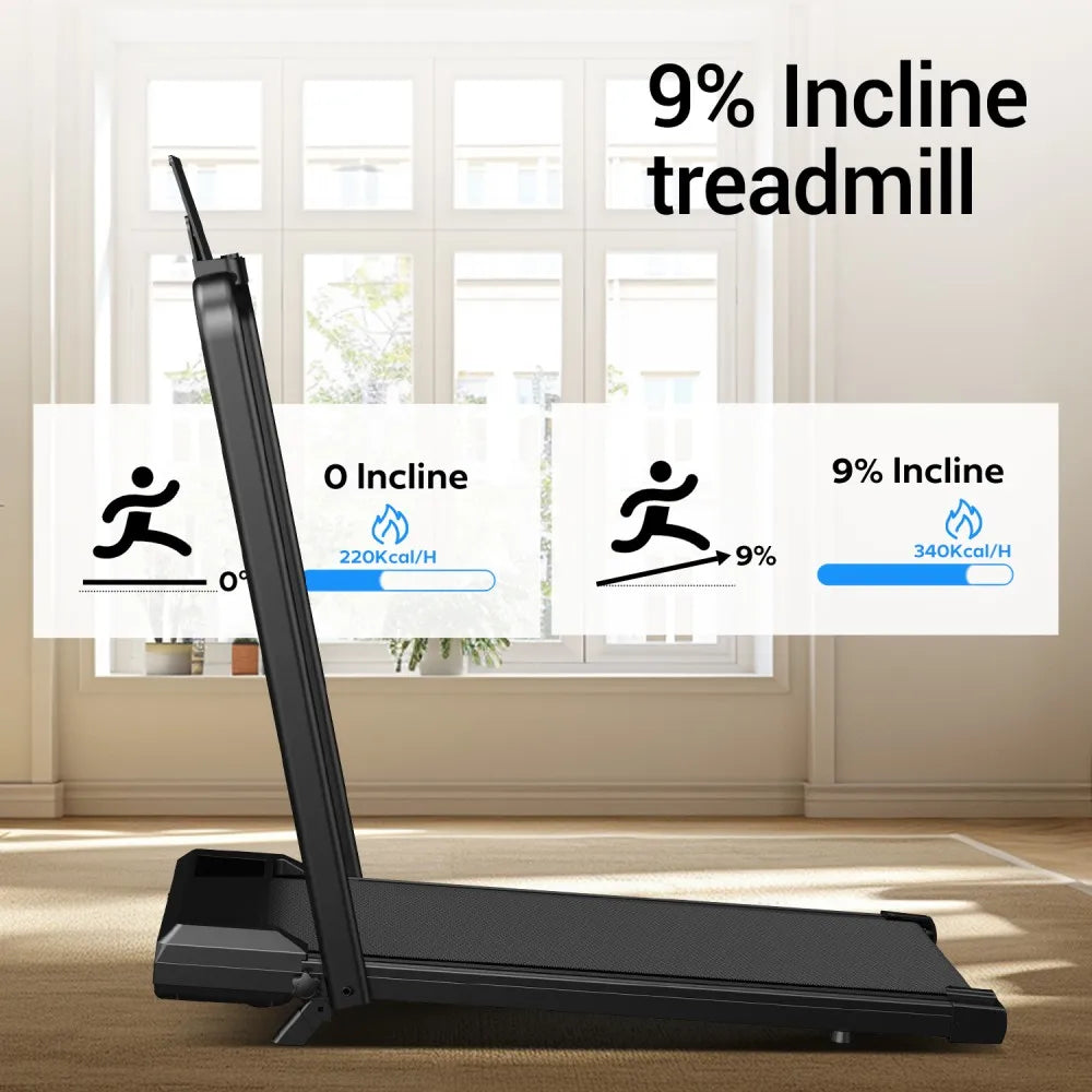 Walking Pad with 9% Incline, 12KM/H