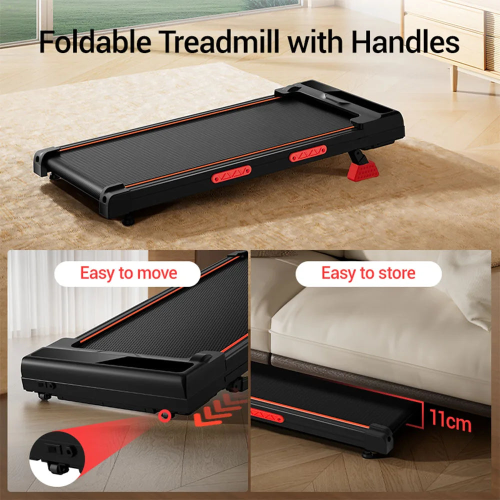 Walking Pad with 16% Incline, Triple Shock Absorption, 10km/h Speed
