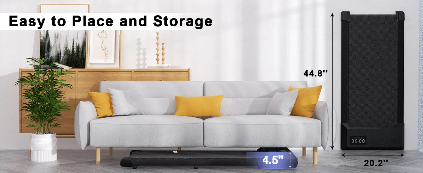 2 in 1 Portable walking pad, Low Noise for Office