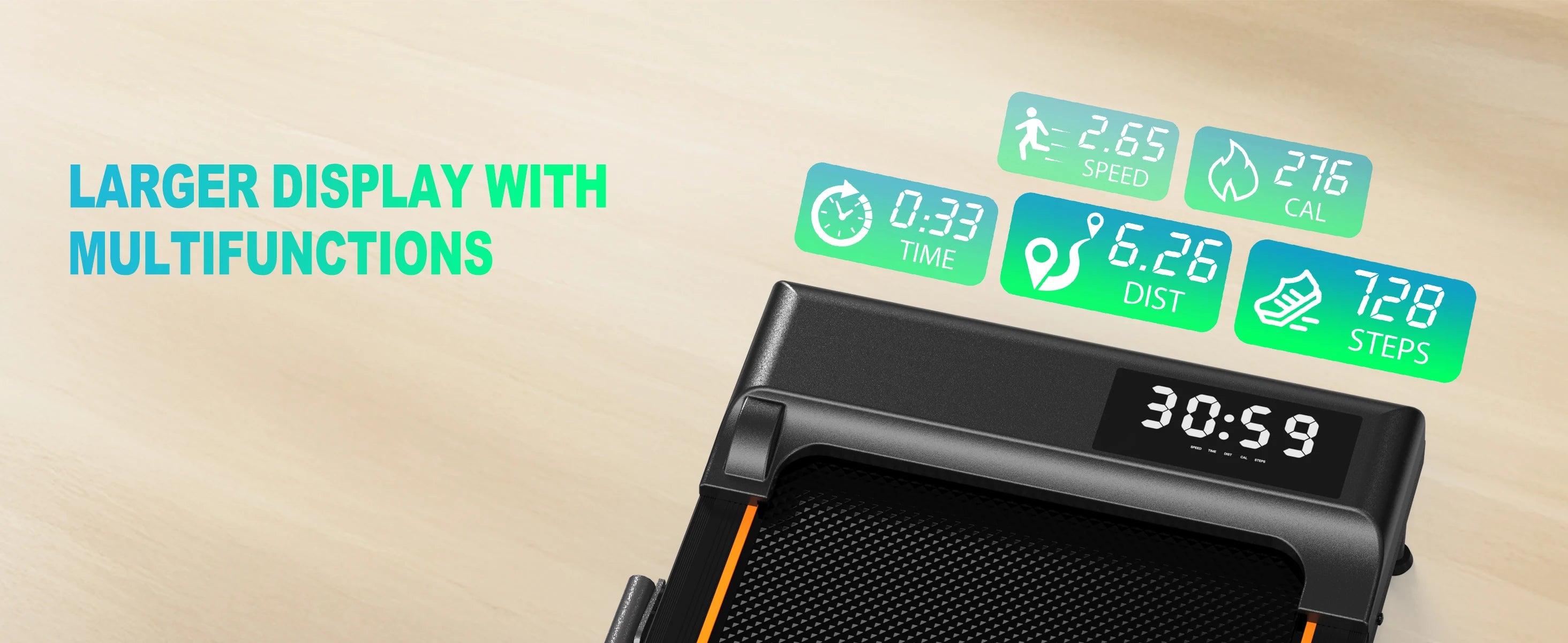 Mettlematic Adjustable Walking Pad 1-12Km/H