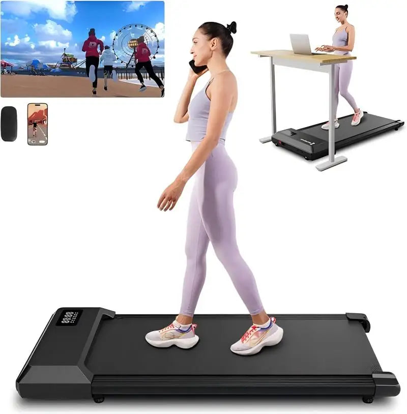 2 in 1 Portable walking pad, Low Noise for Office
