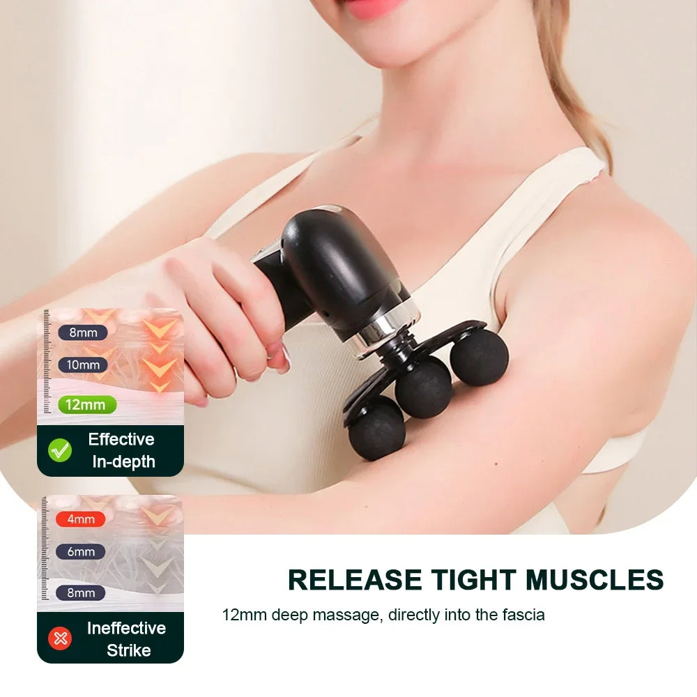 6-Heads Body Massage Gun