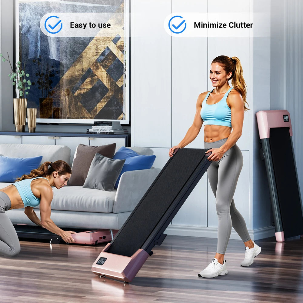 Foldable 6% Slope Under Desk  Quiet Walking Pad