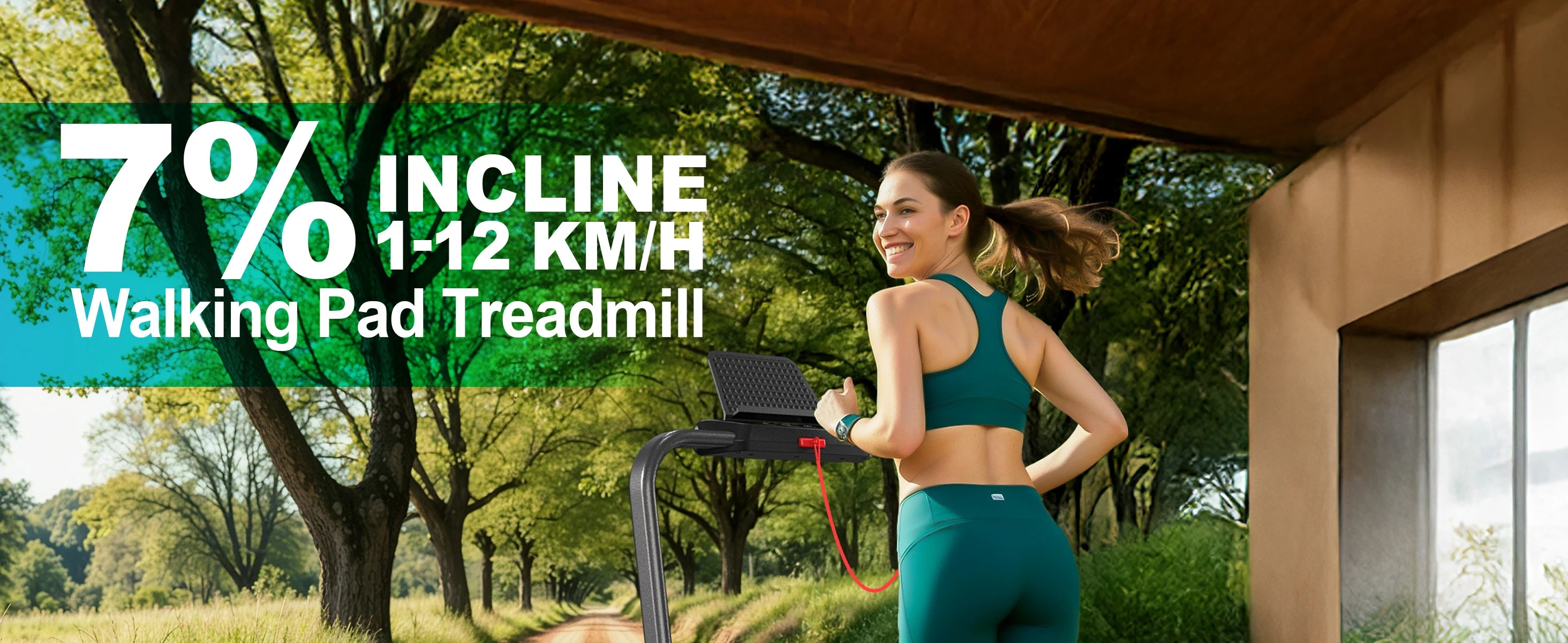 Mettlematic Adjustable Walking Pad 1-12Km/H