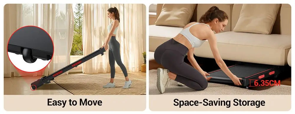 Walking Pad with 16% Incline, Triple Shock Absorption, 10km/h Speed