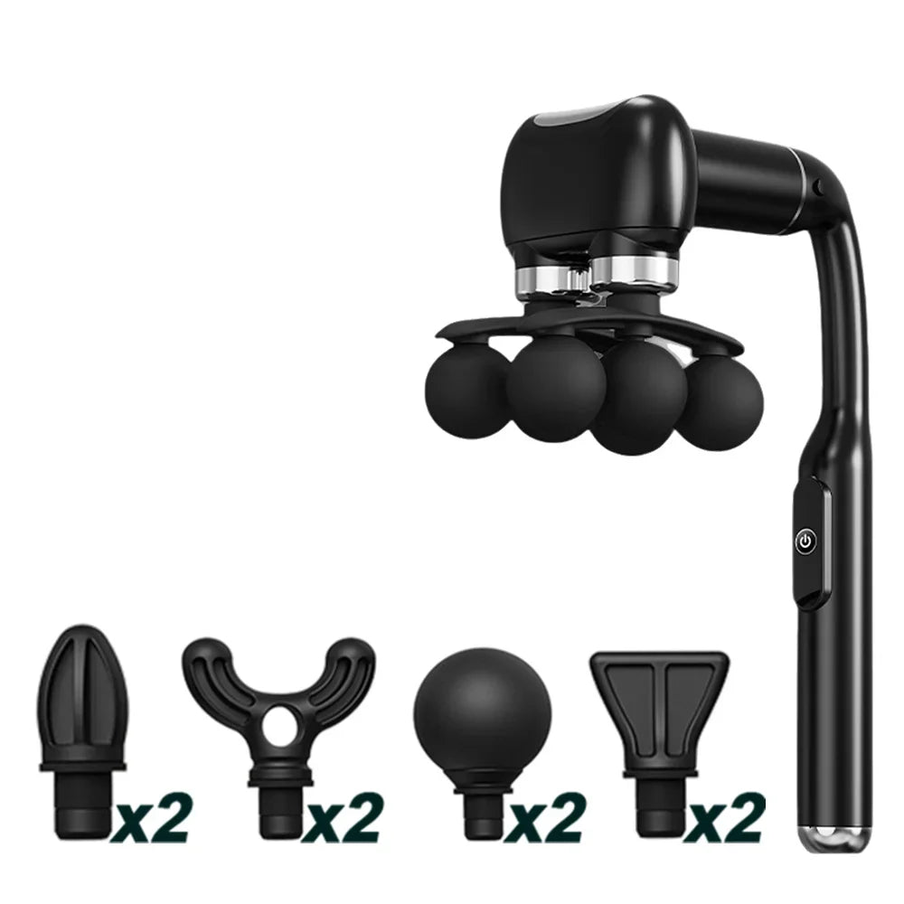 6-Heads Body Massage Gun