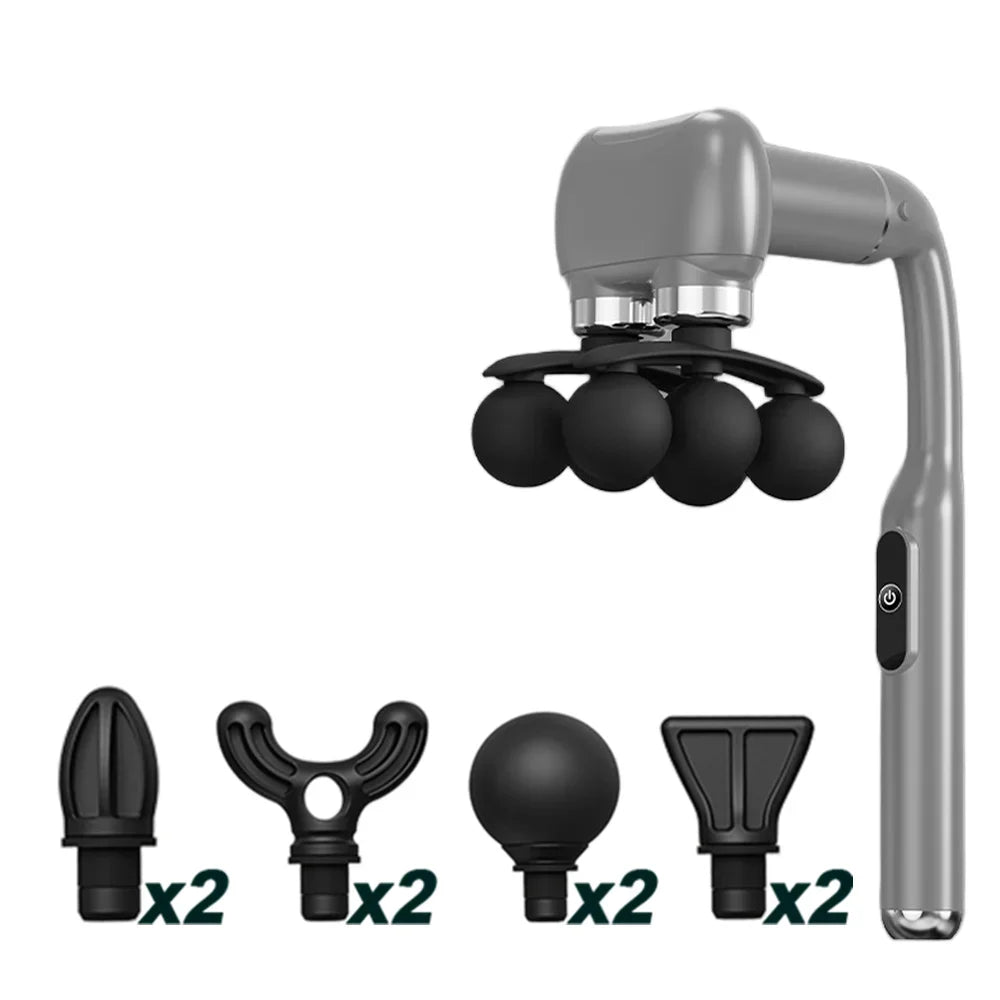 6-Heads Body Massage Gun