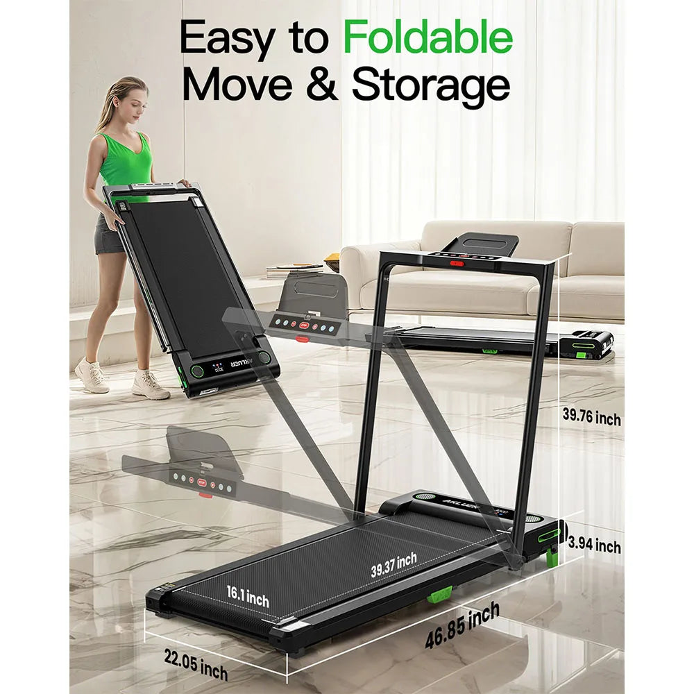 Walking Pad with LED Screen & Remote Control 150kg Capacity