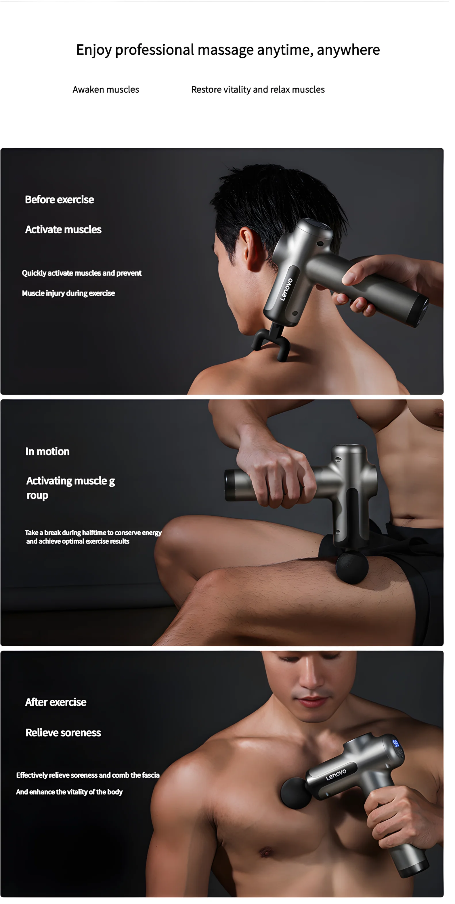 Gun Massage Fitness and Relaxation Equipment