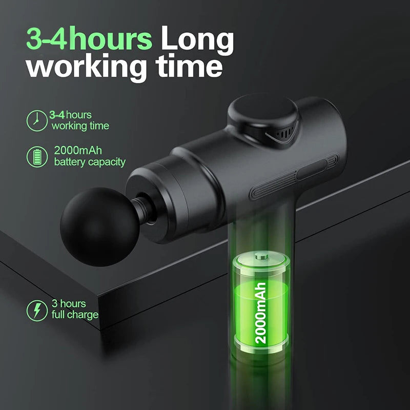Massage Gun with 8  Heads