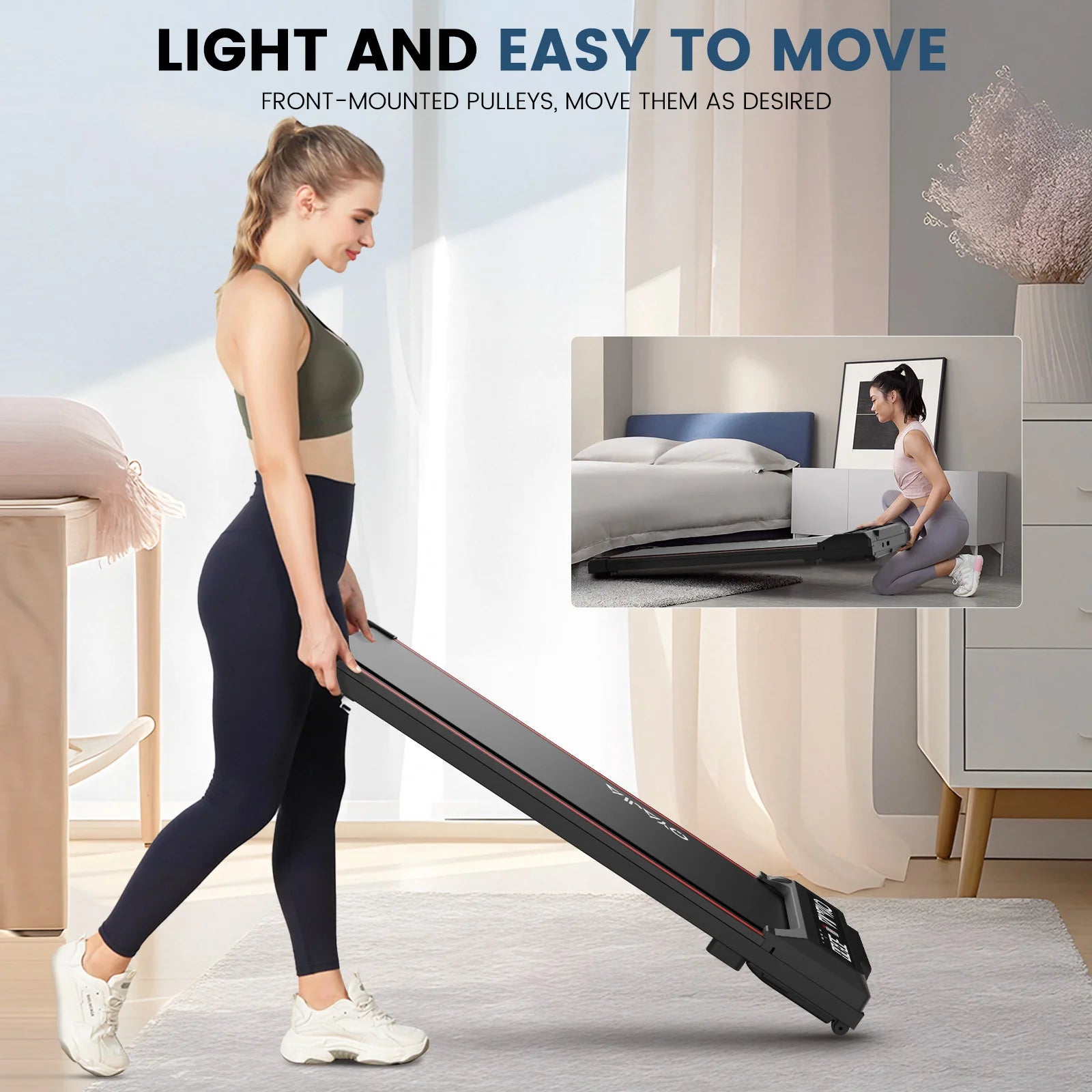 Home walking pad with remote control operation+music function