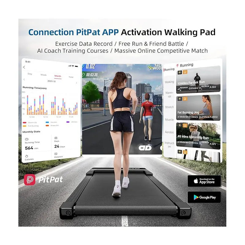 Walking Pad , 2 in 1 Portable Under Desk