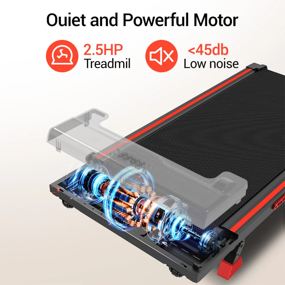 Walking Pad with 16% Incline, Triple Shock Absorption, 10km/h Speed
