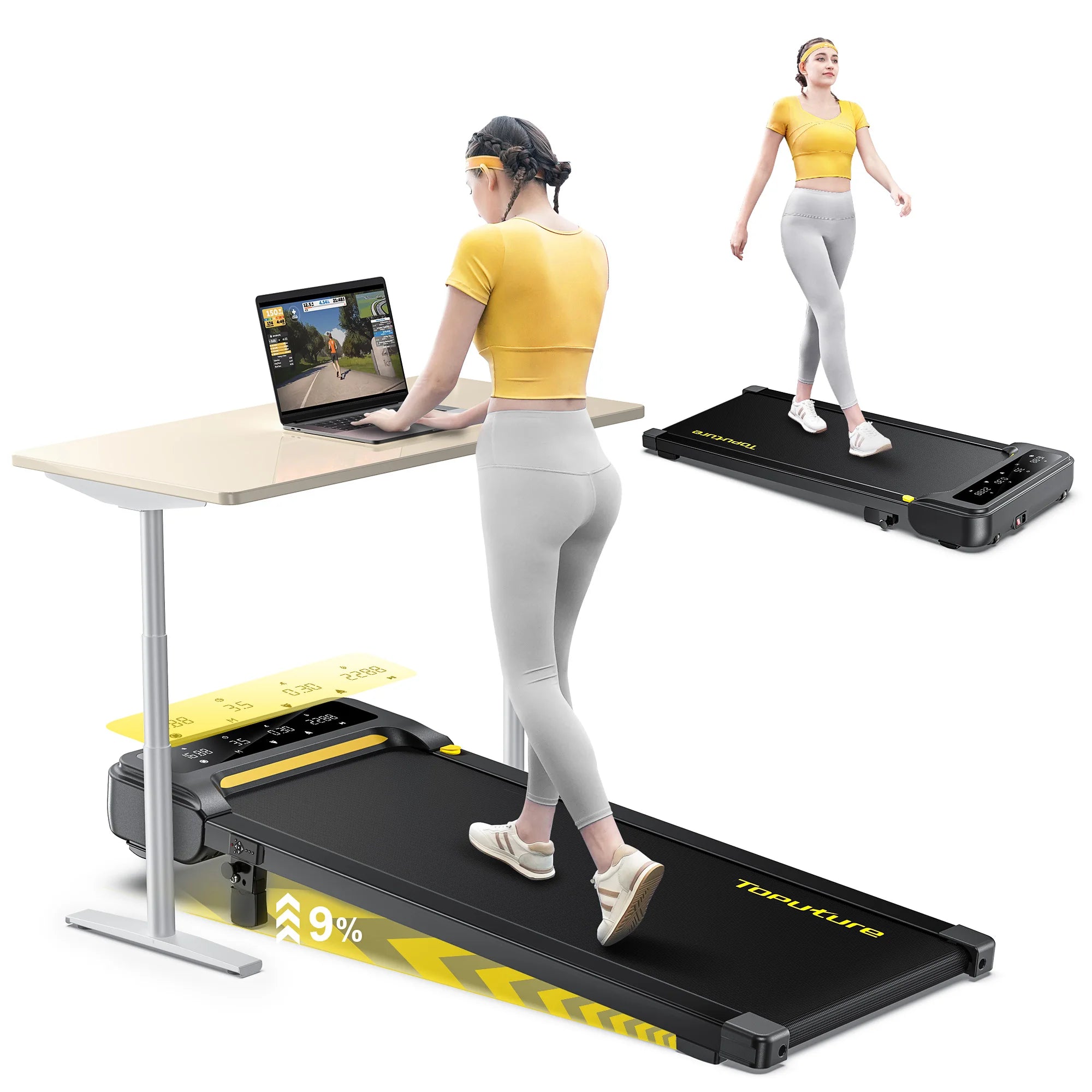 Walking Pad 10km/h  130kg Capacity