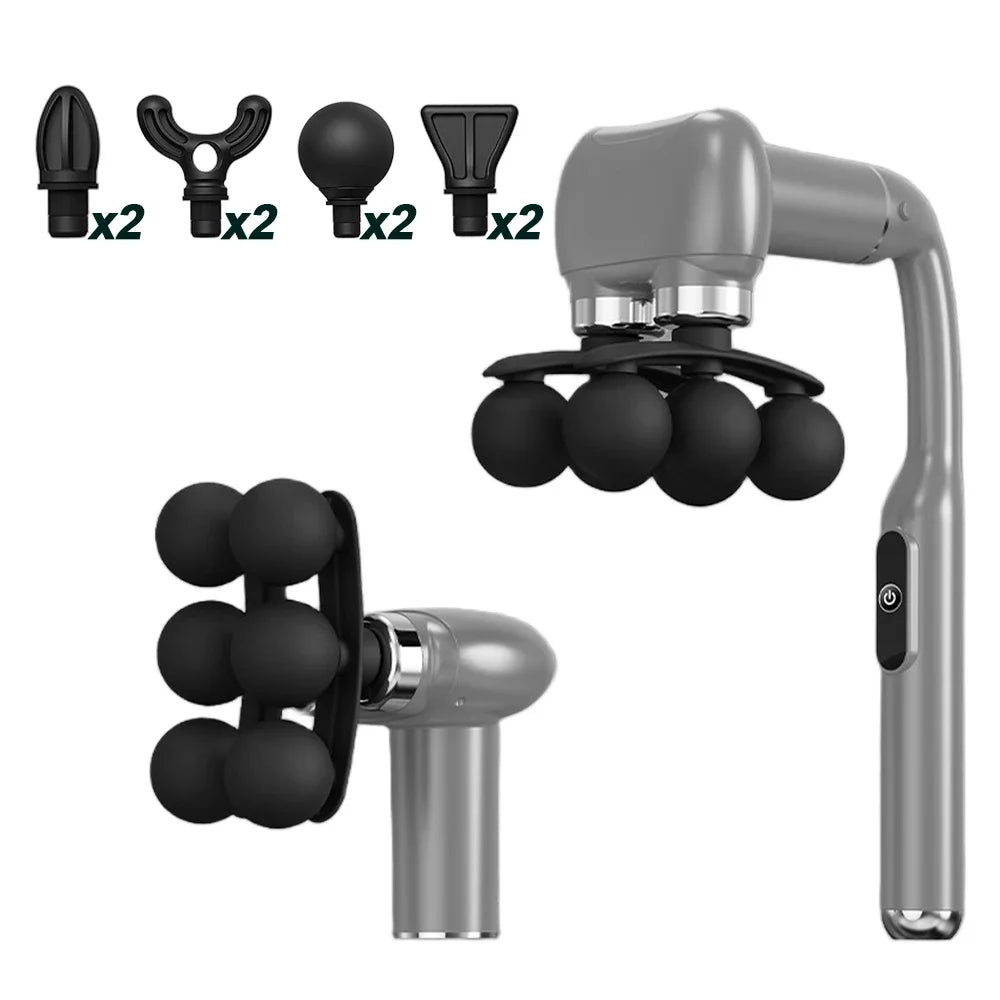6-Heads Body Massage Gun