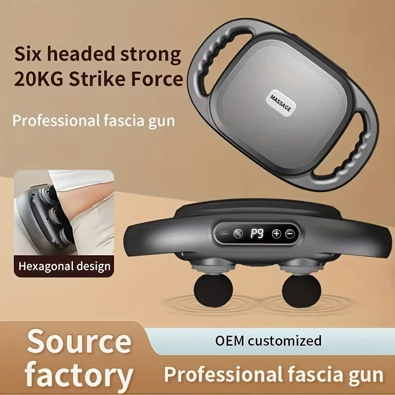 Six-Heads High Frequency Massage Gun