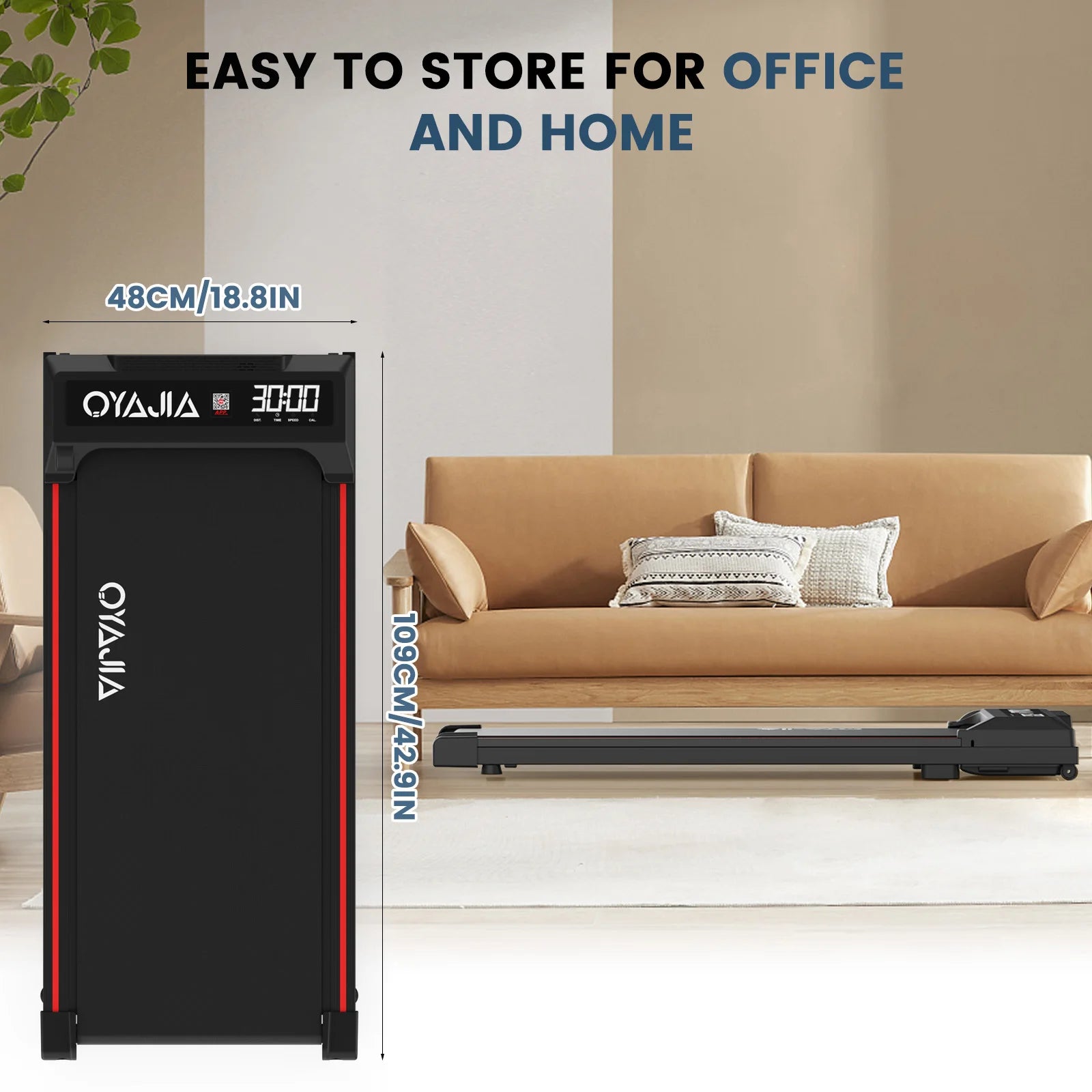 Home walking pad with remote control operation+music function