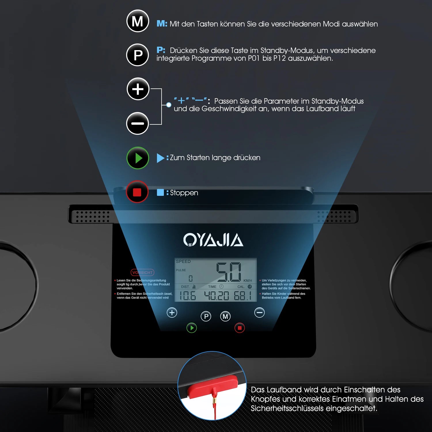Smart Walking met APP & LED Display