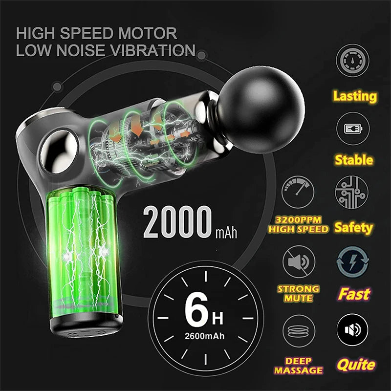 32/6 Speed Electric Massage Gun