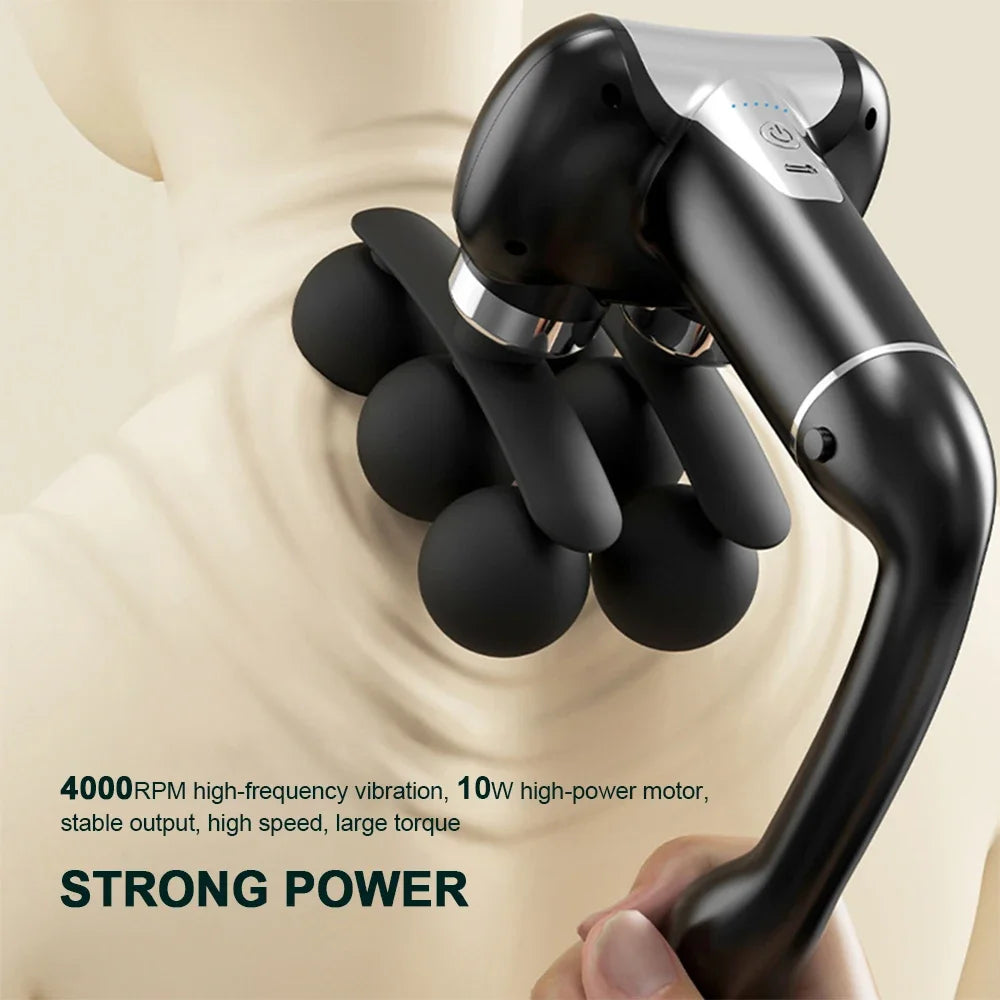 6-Heads Body Massage Gun