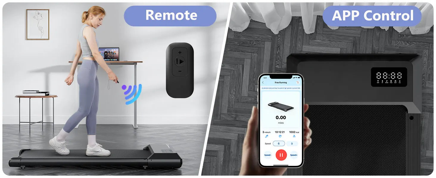 2 in 1 Portable walking pad, Low Noise for Office