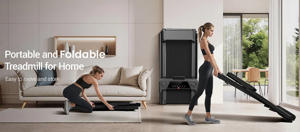 Electric walking pad 12KM/H, Foldable for home