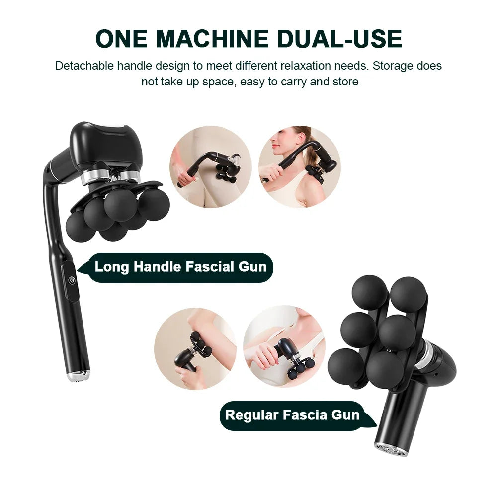 6-Heads Body Massage Gun